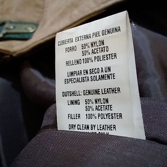 VTG Original 100 % Leather Sportswear International Jacket MadeInMexico unisex L - Picture 12 of 16